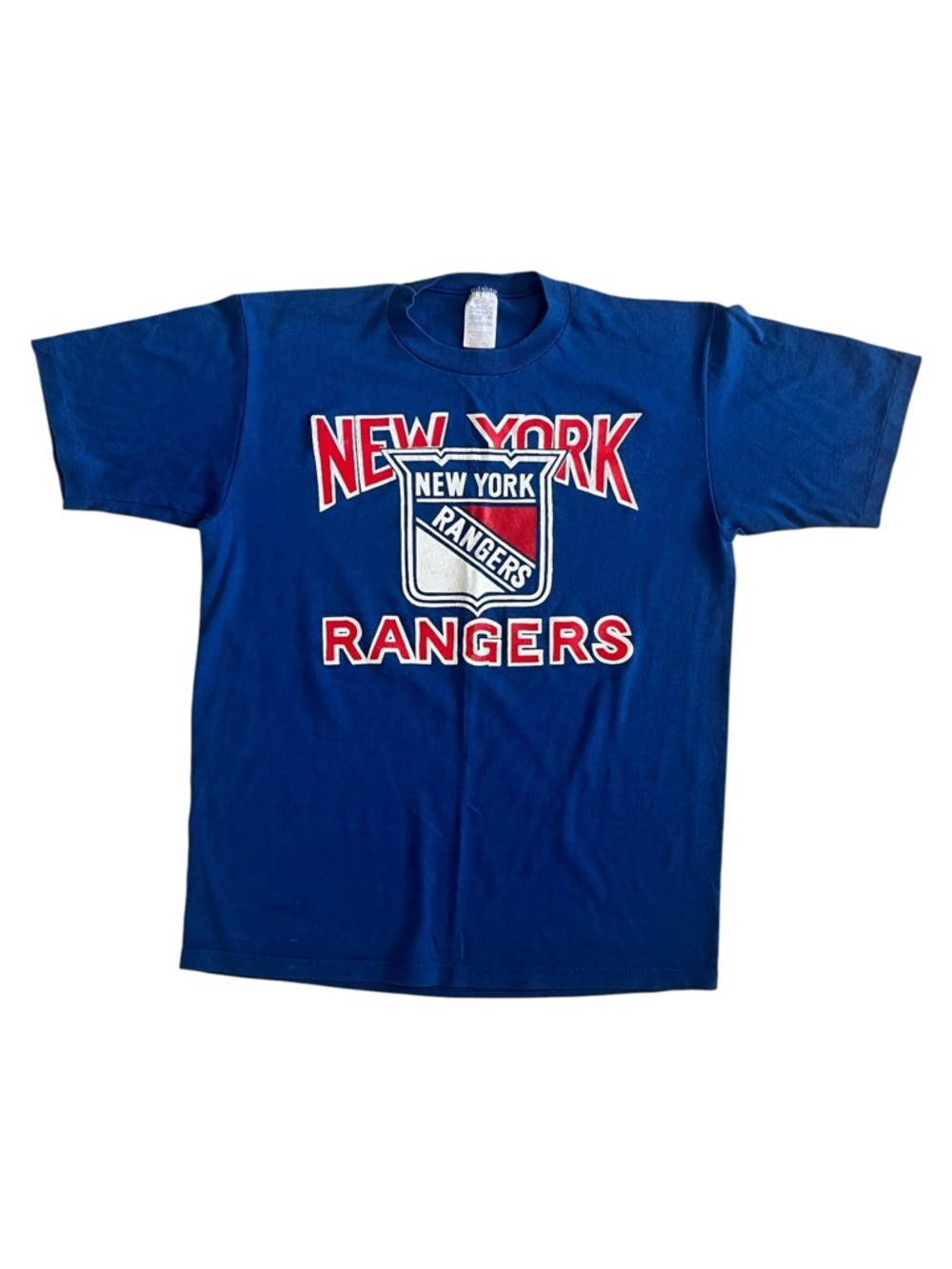 VTG T-Shirt New York Rangers Hockey NHL Single Stitch Men’s Large Made in USA